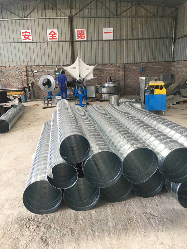 四川依科(kē)制(zhì)藥有(yǒu)限公司采購(gòu)風(fēng)管二線全套螺旋管全套